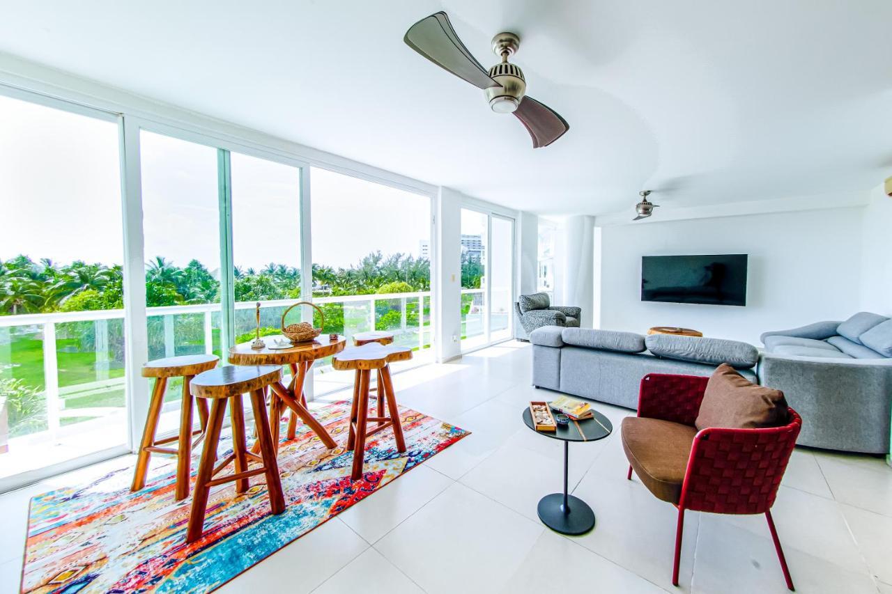 Beachfront Luxury Apartments Cancún Dış mekan fotoğraf